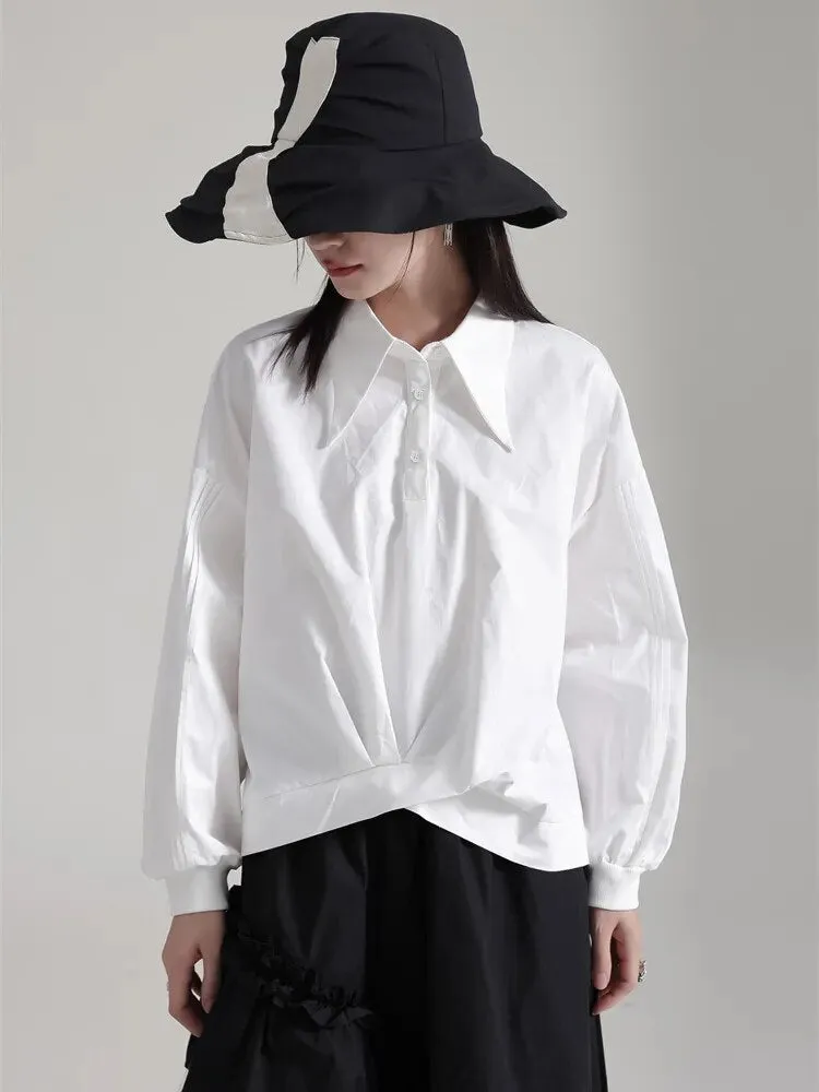 Hota Gathered Blouse - White