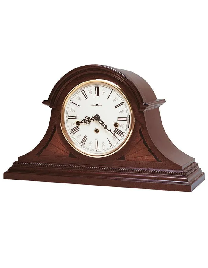 Howard Miller Downing Chiming Mantel Clock - Key Wound - Roman Numerals