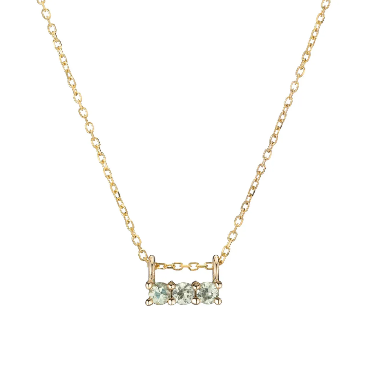 Jennie Kwon :: 3S 16” Necklace, 14K YG