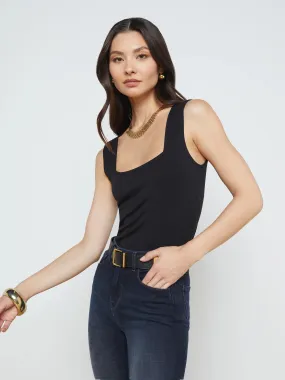 KAELI SQUARE NECK TANK - L'AGENCE