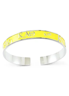 Kappa Alpha Theta Bangle (Yellow)