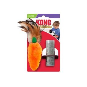 KONG Refillables Carrot w/Feather Top Cat Toy