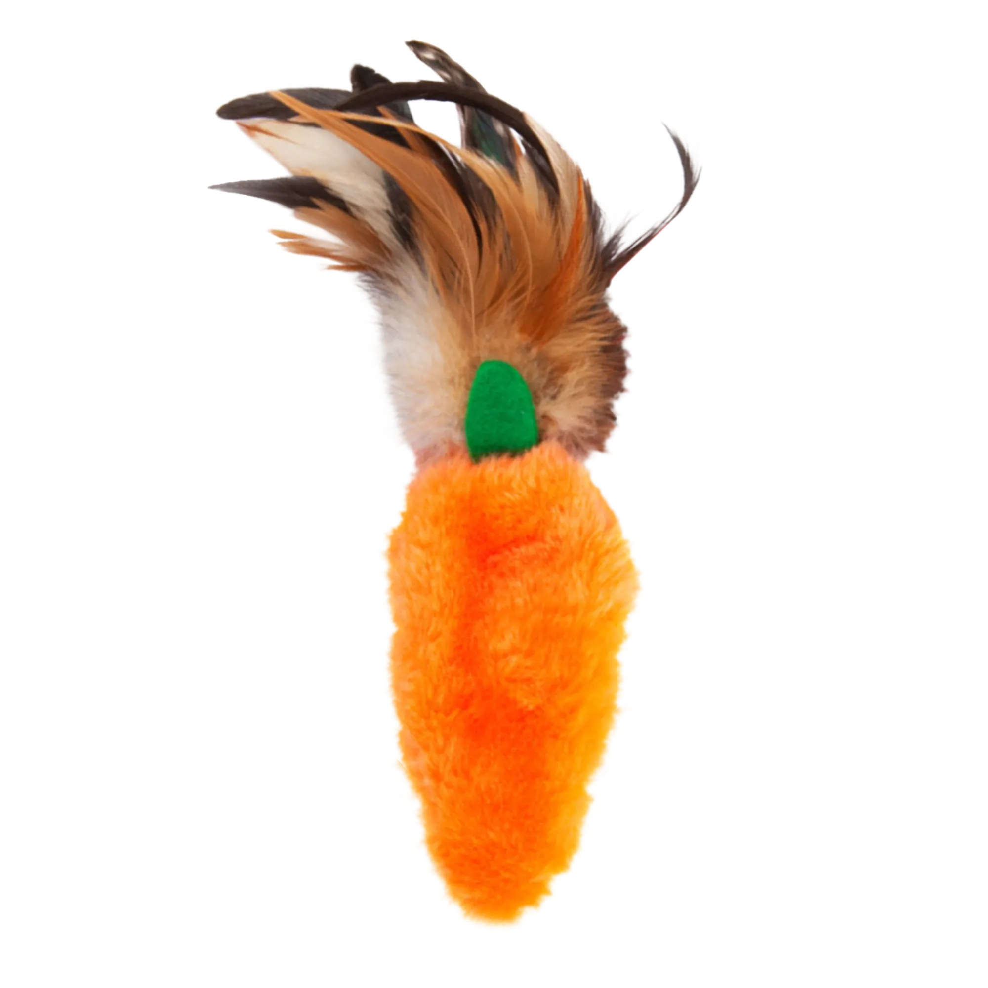 KONG Refillables Carrot w/Feather Top Cat Toy