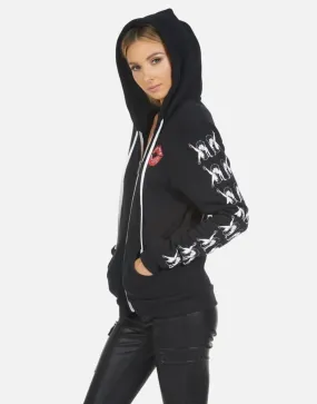 Lauren Moshi Lennox Betty Boop Zipper Hoodie