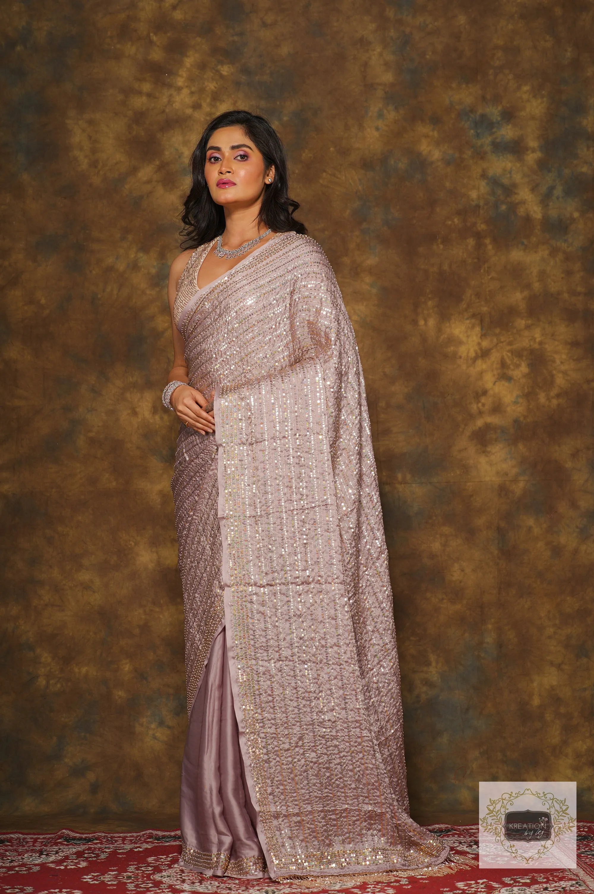 Lilac Chand Sifarish Saree