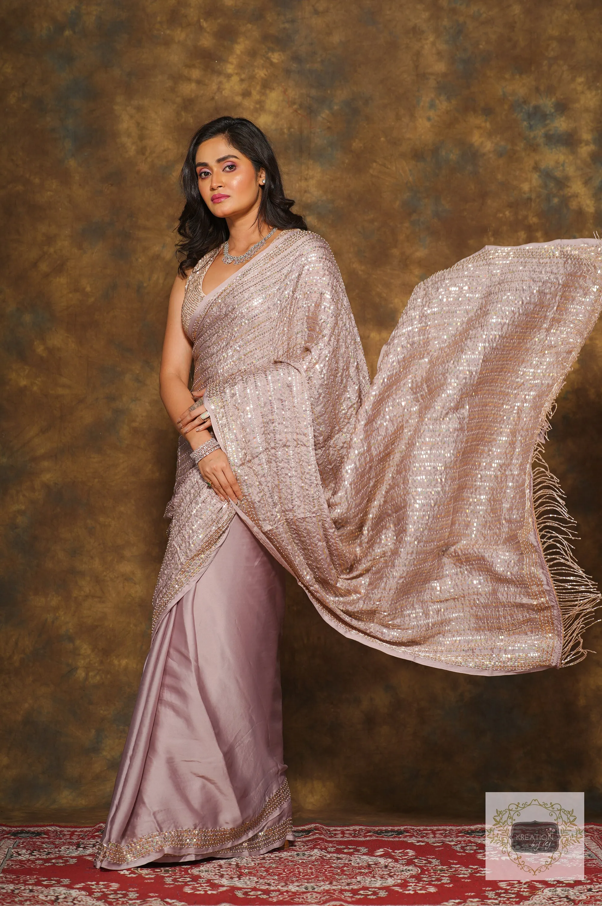 Lilac Chand Sifarish Saree