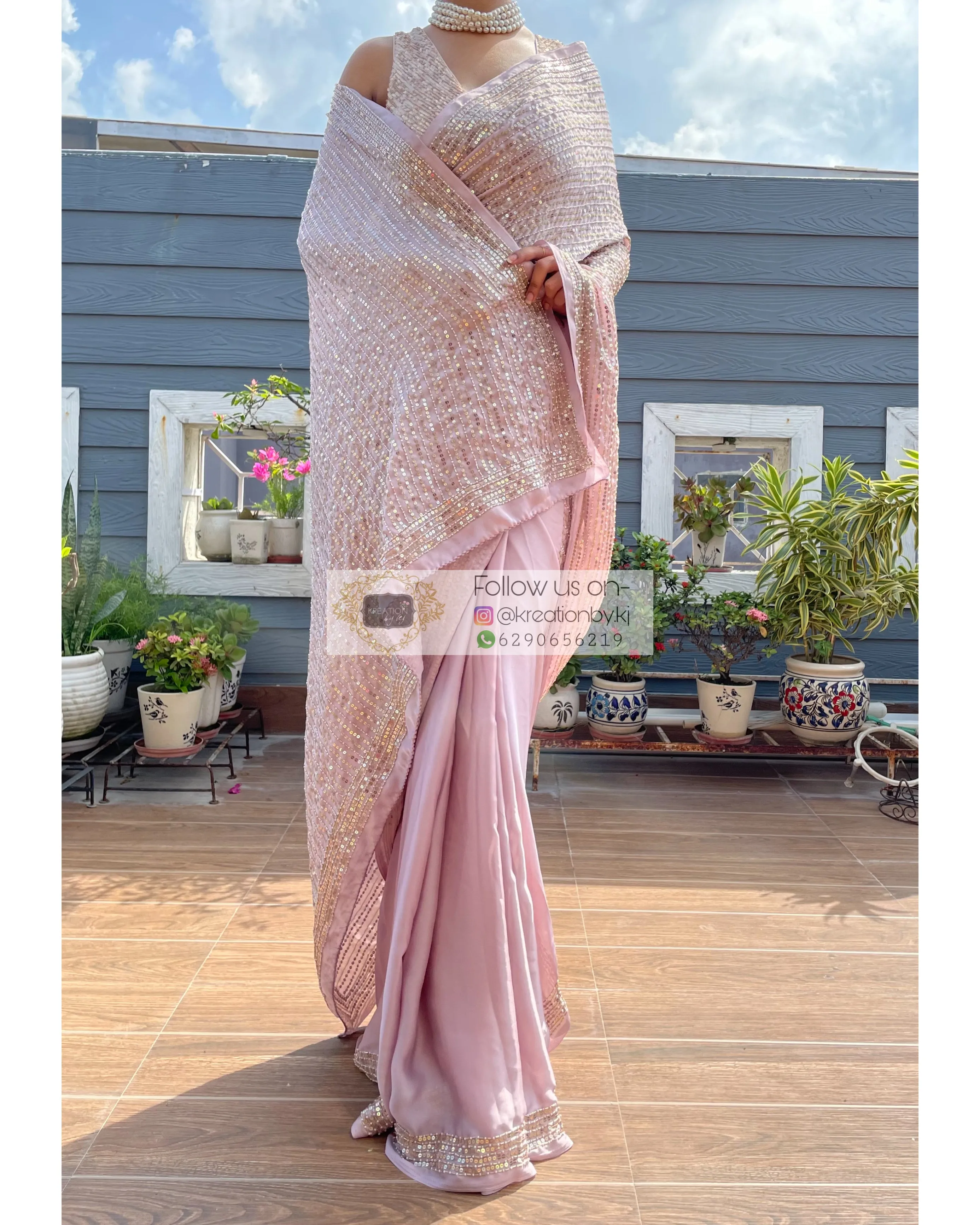 Lilac Chand Sifarish Saree