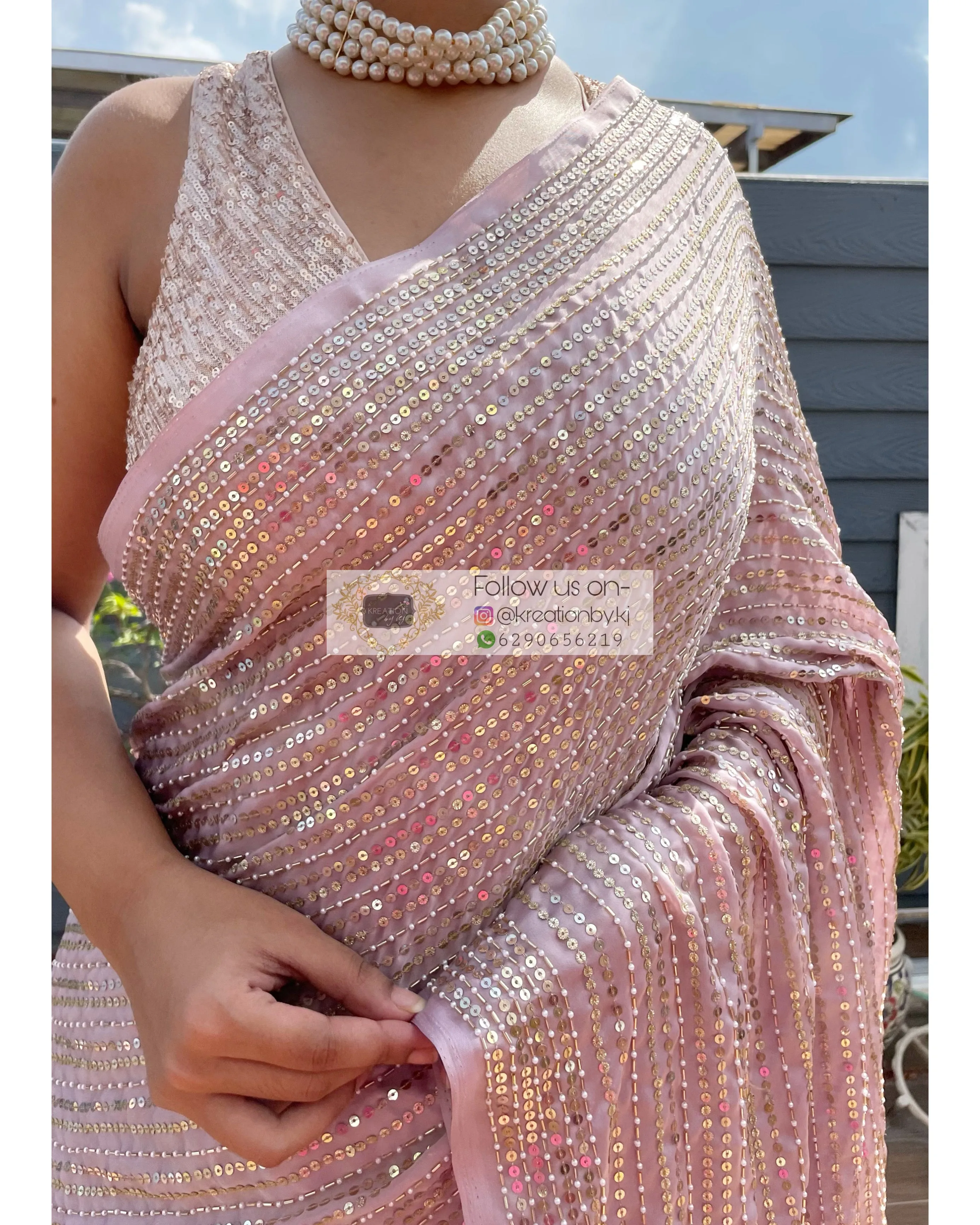 Lilac Chand Sifarish Saree