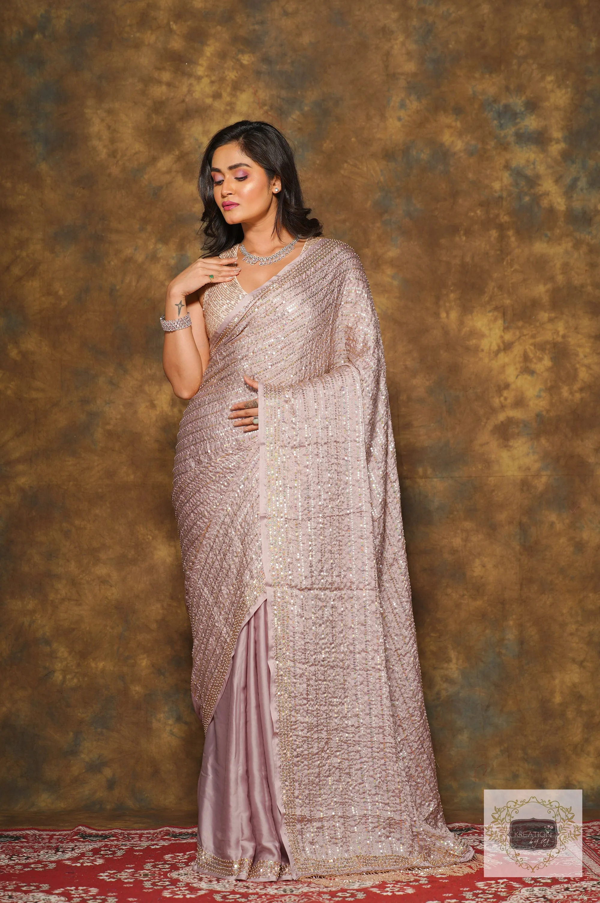 Lilac Chand Sifarish Saree