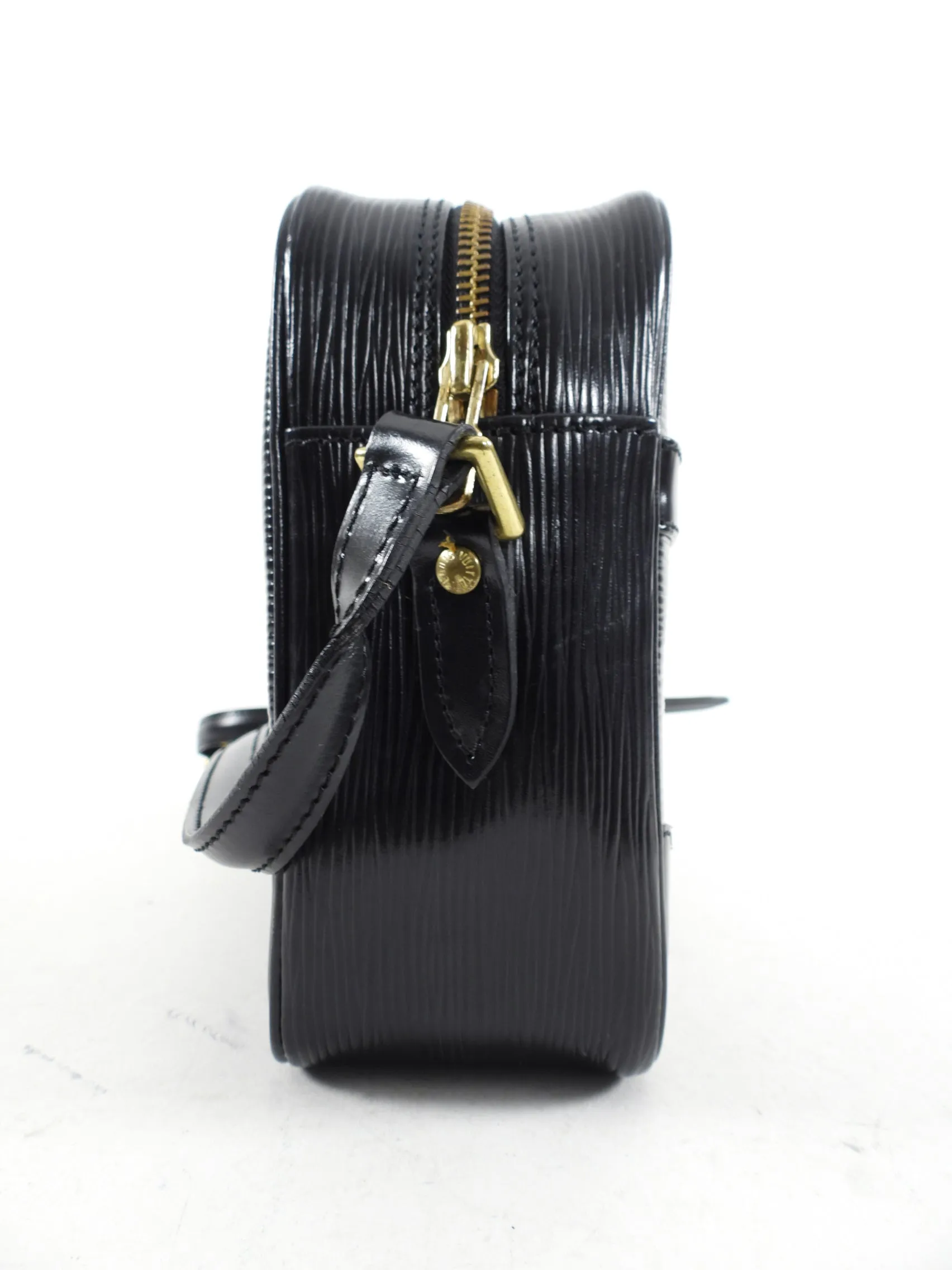 Louis Vuitton Vintage 1990 Black Epi Leather Trocadero Crossbody Bag