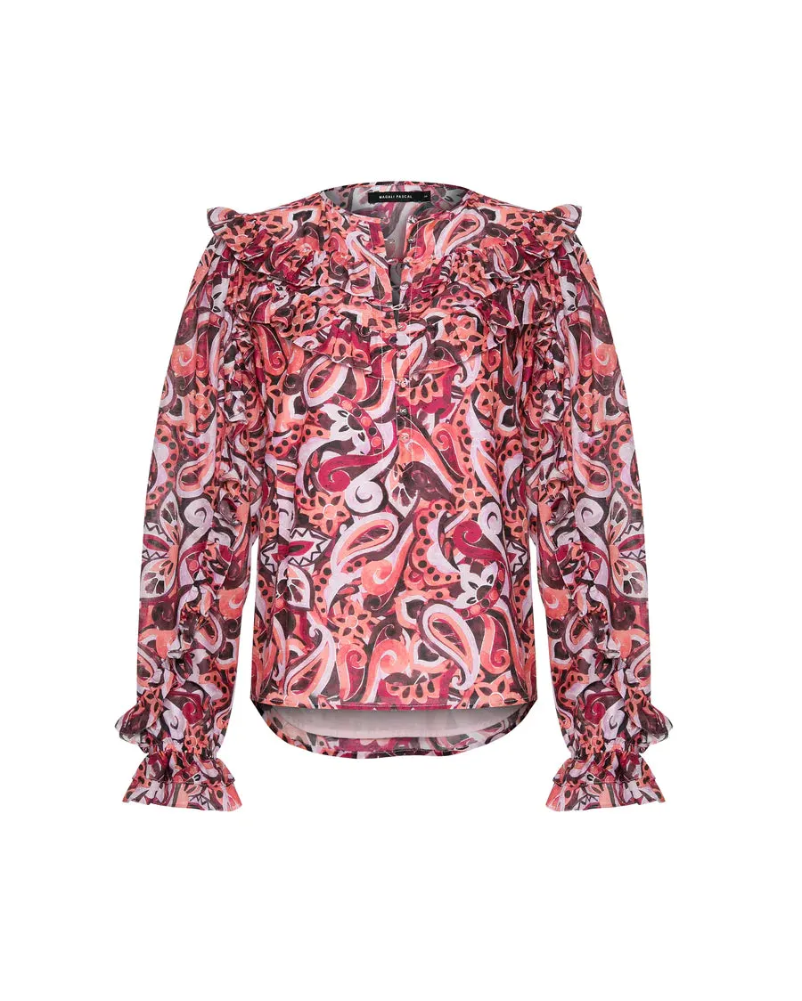 Magali Pascal - Bernadette Top - Painted Paisley