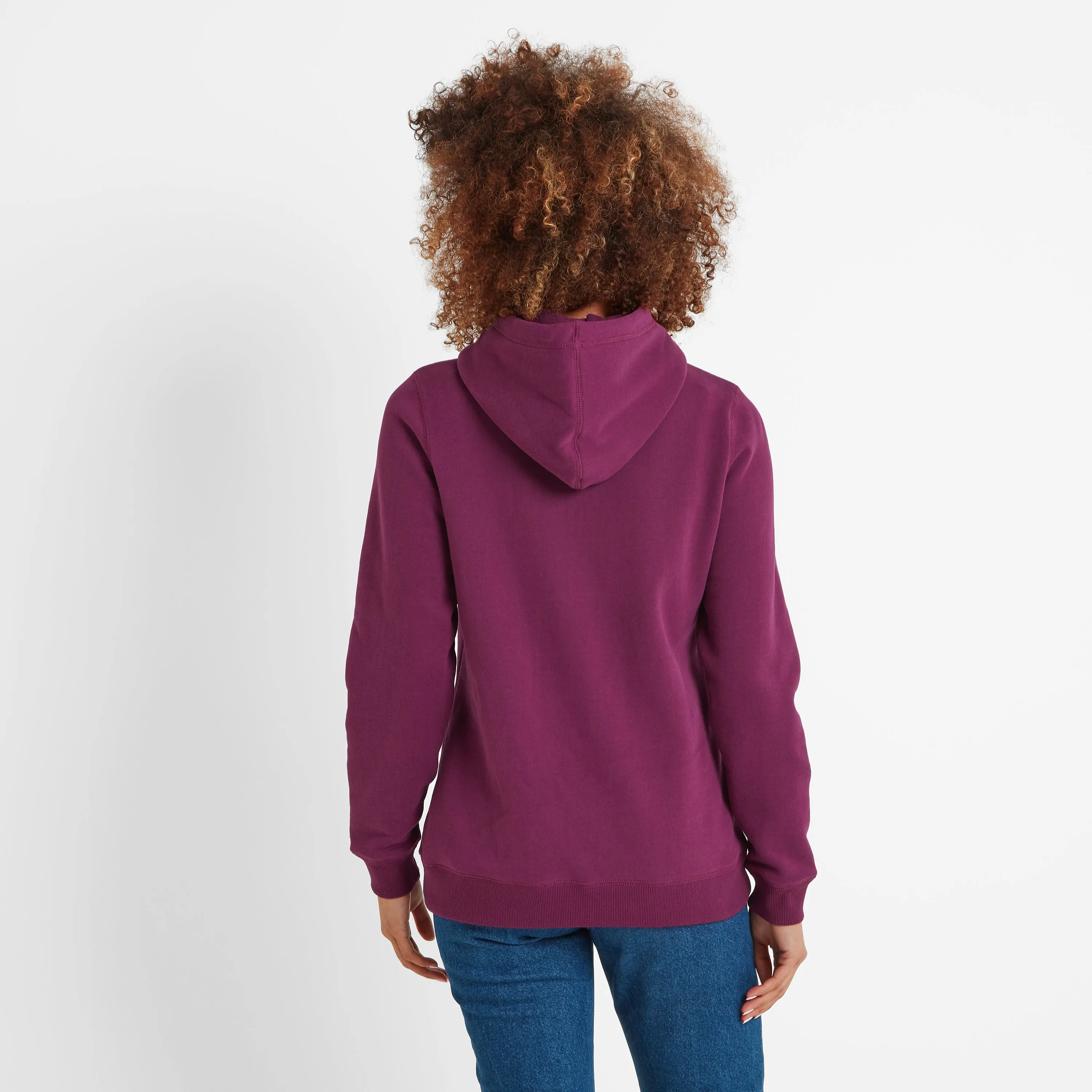 Magdalen Womens Overhead Hoody - Purple Berry