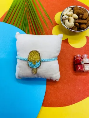 Mango Icecream Embroidered Rakhi