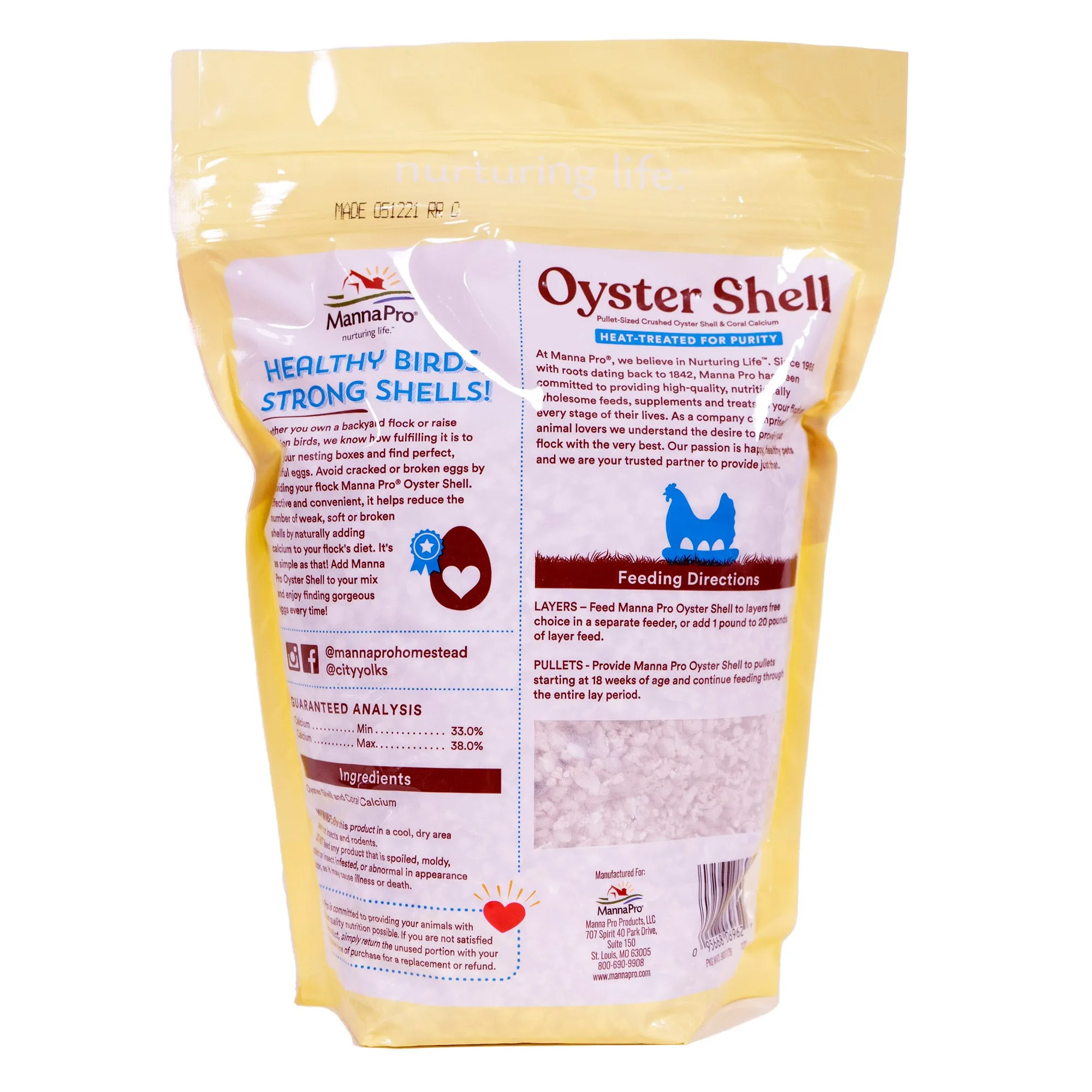 Manna Pro Oyster Shell 5lb