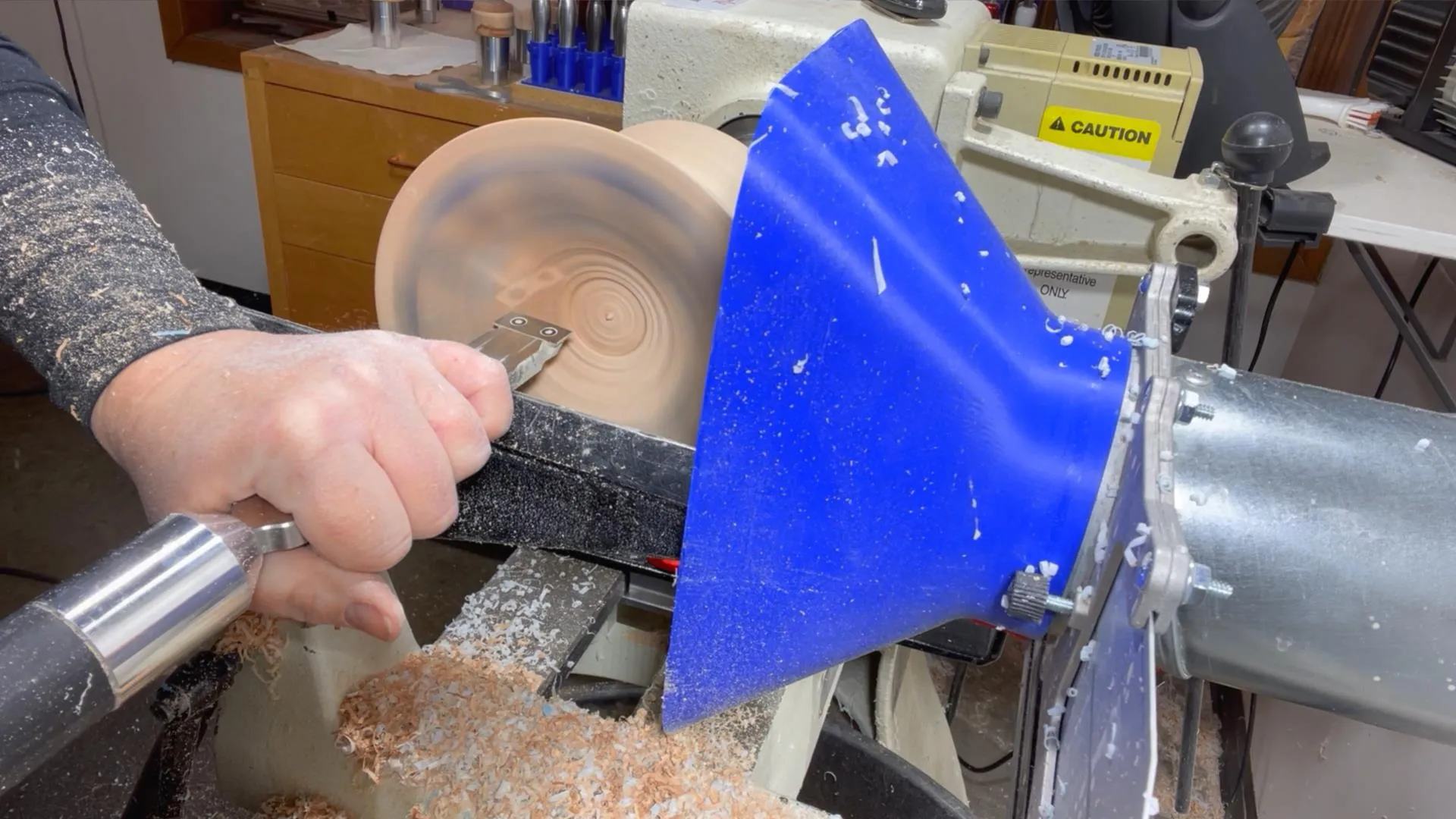 Maple Wood Bowl Turning Blank with Routered Groove for Resin Inlay, 7 x 3