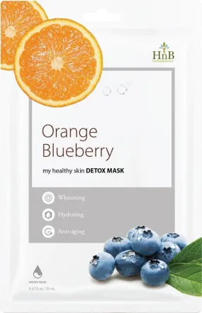 Mascarilla facial HNB ORANGE BLUEBERRY DETOX MASK