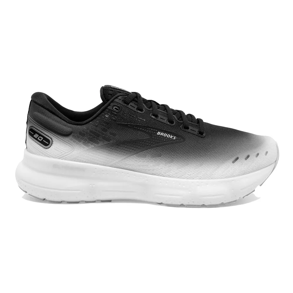 Men's Brooks Glycerin 20, Black/Lilac/White, 15 D Medium