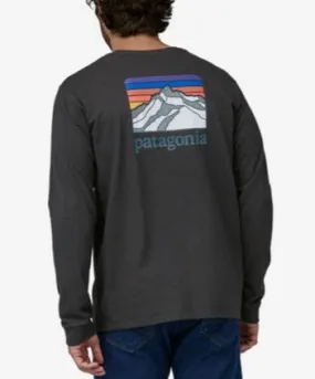 Men's Long-Sleeved Line Logo Ridge Responsibili-Tee