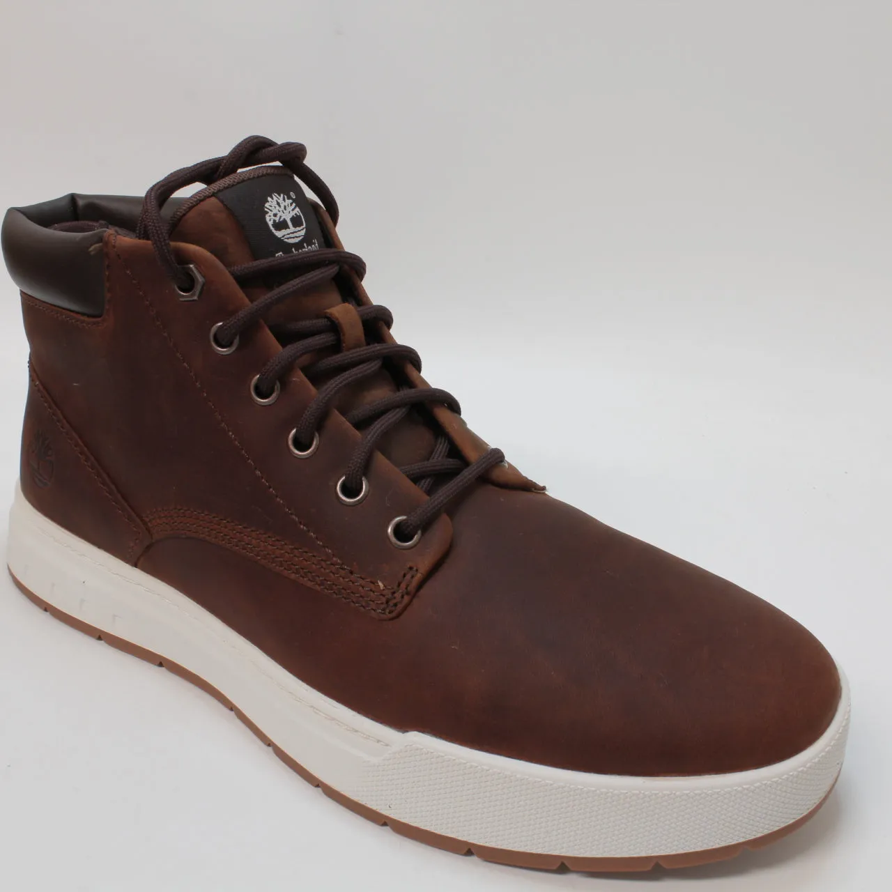 Mens Timberland Maple Grove Chukka Medium Brown Full Grain Uk Size 8