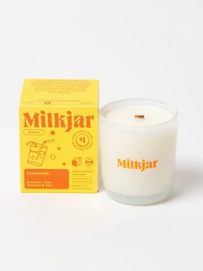 MILK JAR CANDLE CO