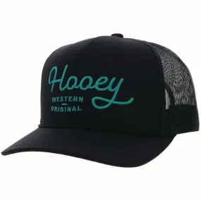 OG HOOEY HAT BLACK W/TEAL