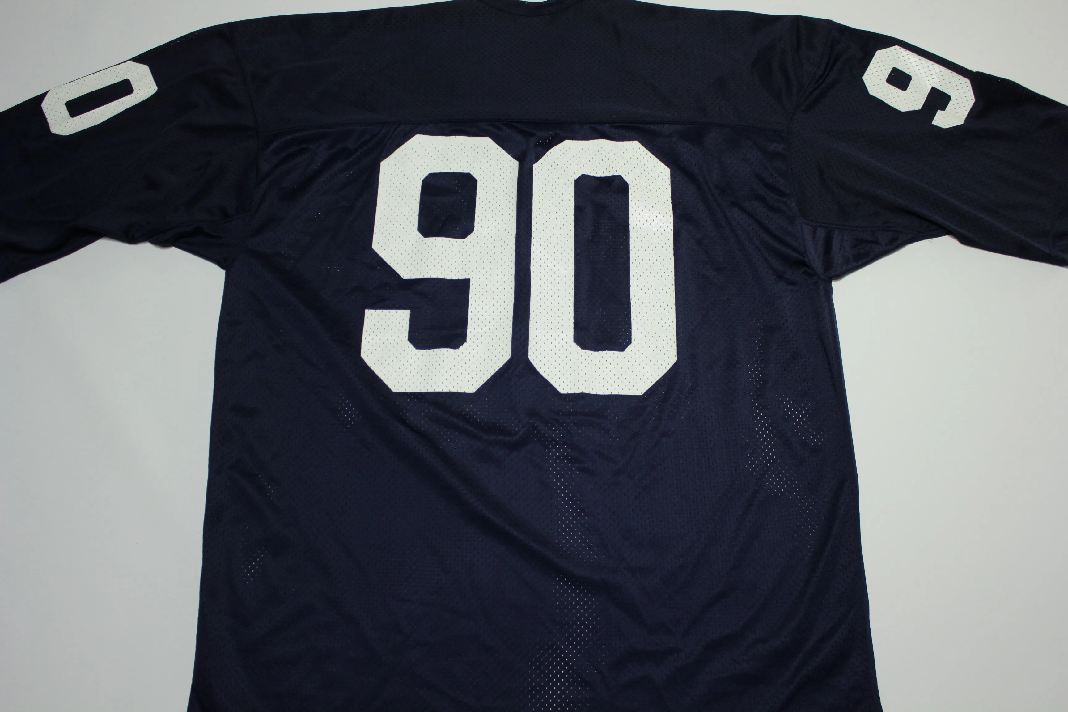 Penn State Nittany Lions #90 Vintage 90's Champion Mesh Distressed Football Jersey