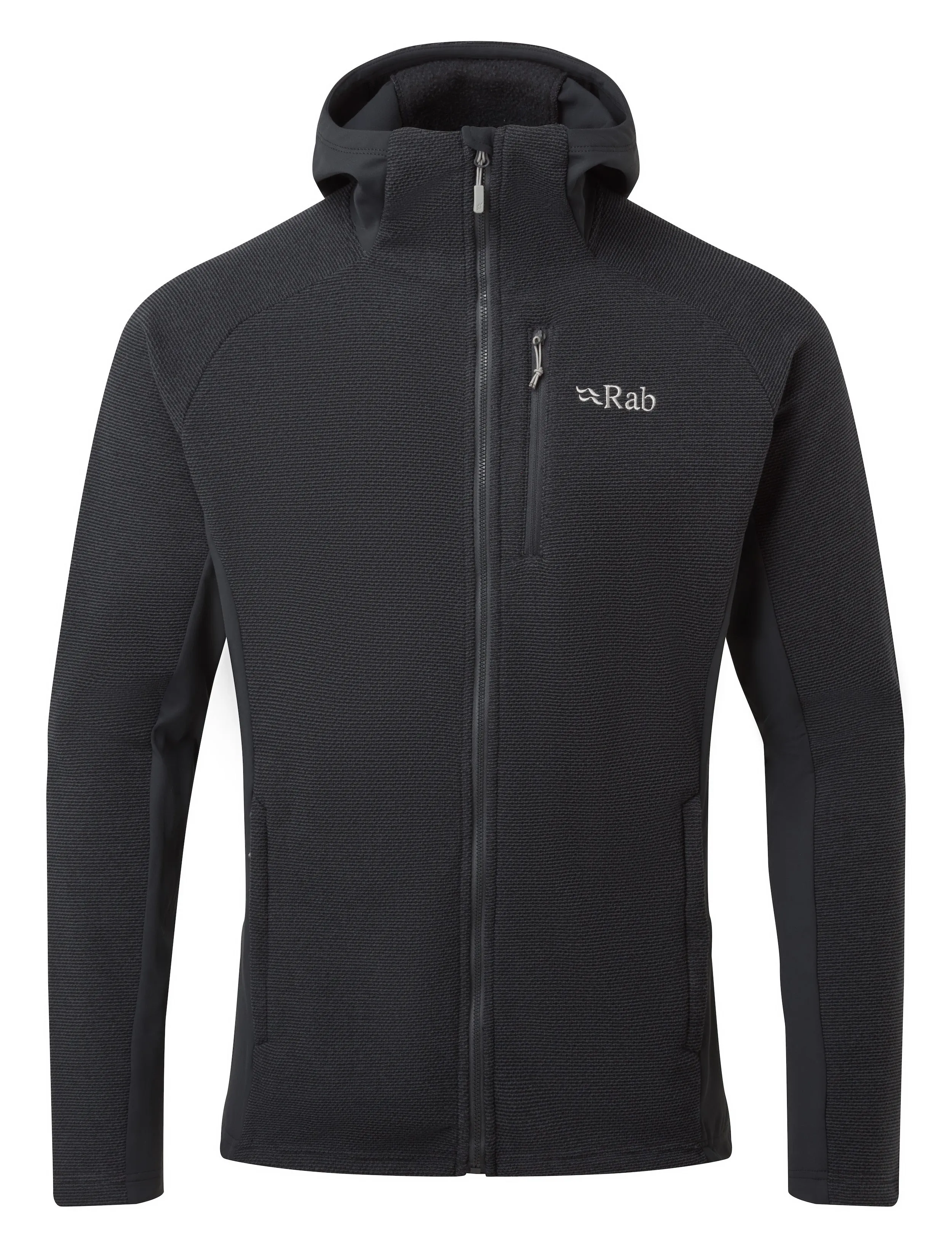 Rab Men's Capacitor Full Zip Hooded Fleece (Beluga)