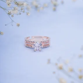 Rose Gold Wedding Elegance Ring