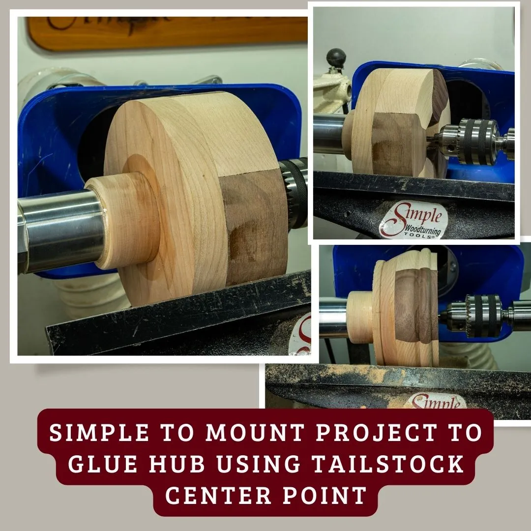 Segmented Bowl Blank for Woodturning, 6.5 x 3