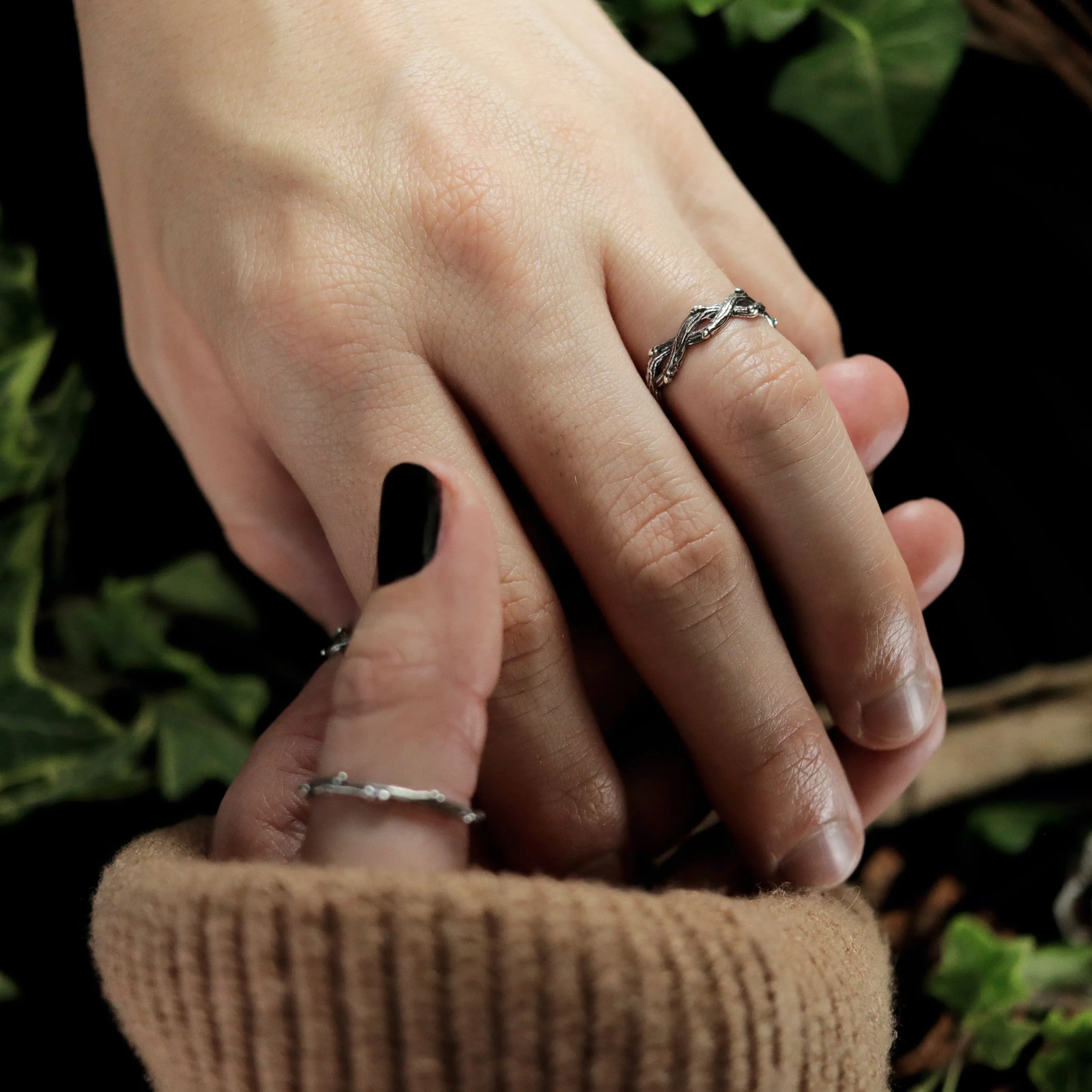 Silvestre Double Wrap Gothic Thorn Branch Ring