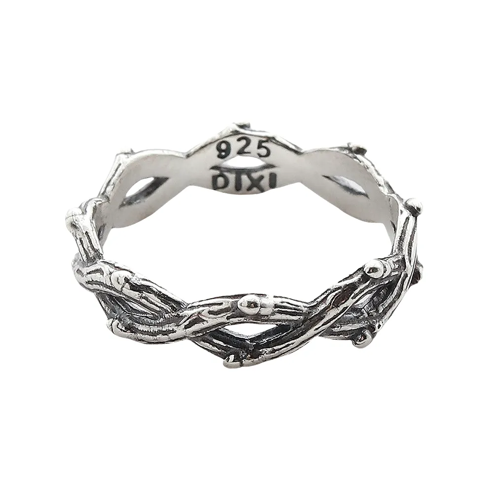 Silvestre Double Wrap Gothic Thorn Branch Ring