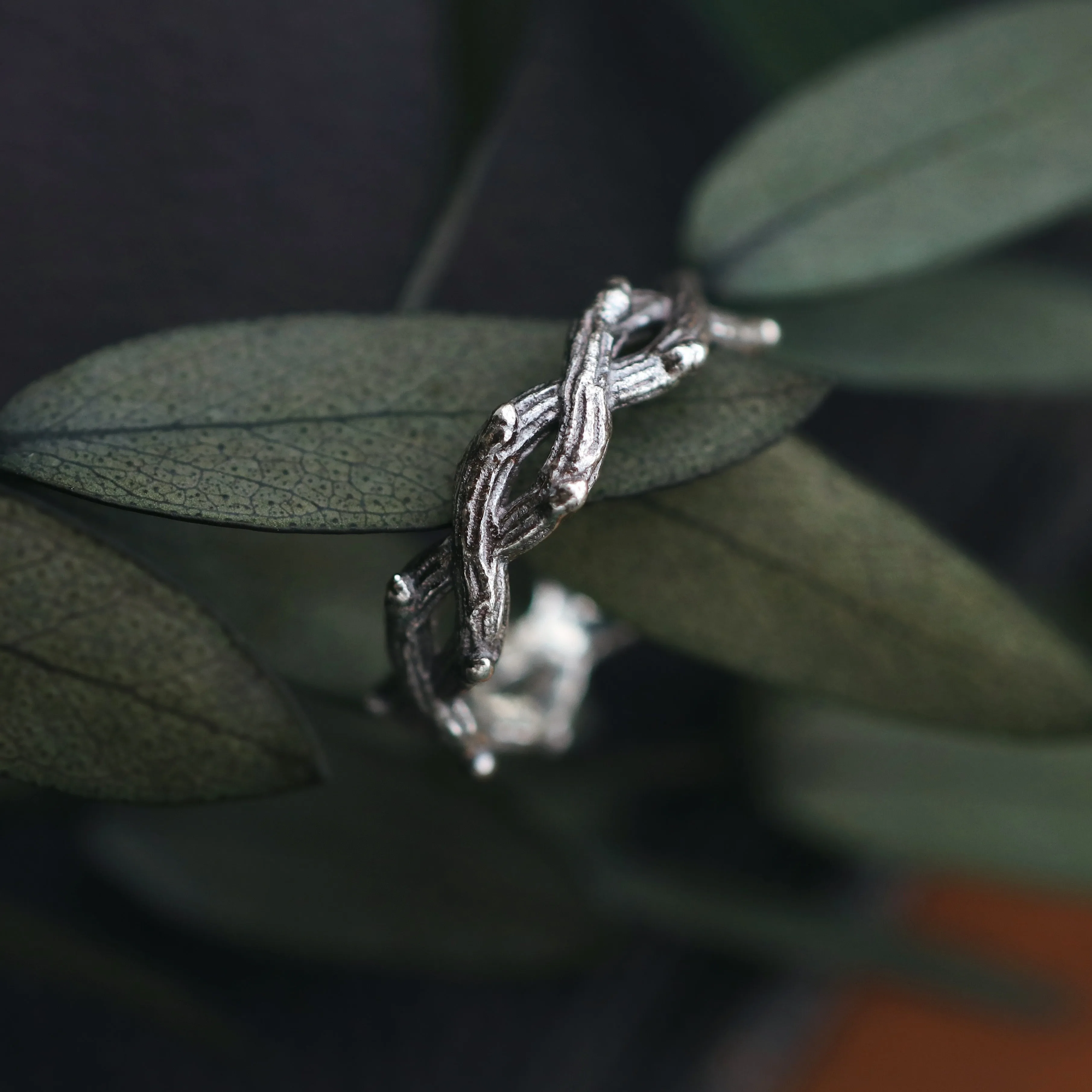 Silvestre Double Wrap Gothic Thorn Branch Ring