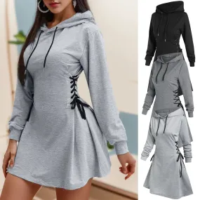 Slim Long Sleeve Autumn Hoody - Stylish Hooded Sweatshirt