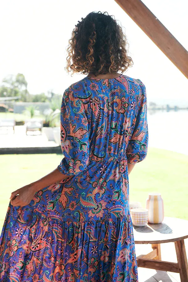 Tessa Maxi Dress Nirvana Print