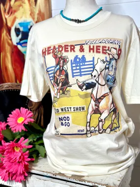 The Team Roper Wild West Show Tee