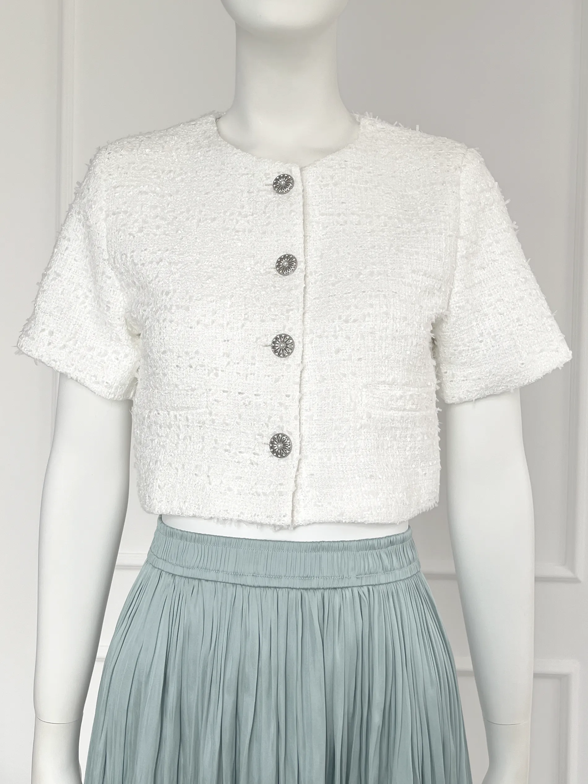 Trisha Tweed Short Blouse