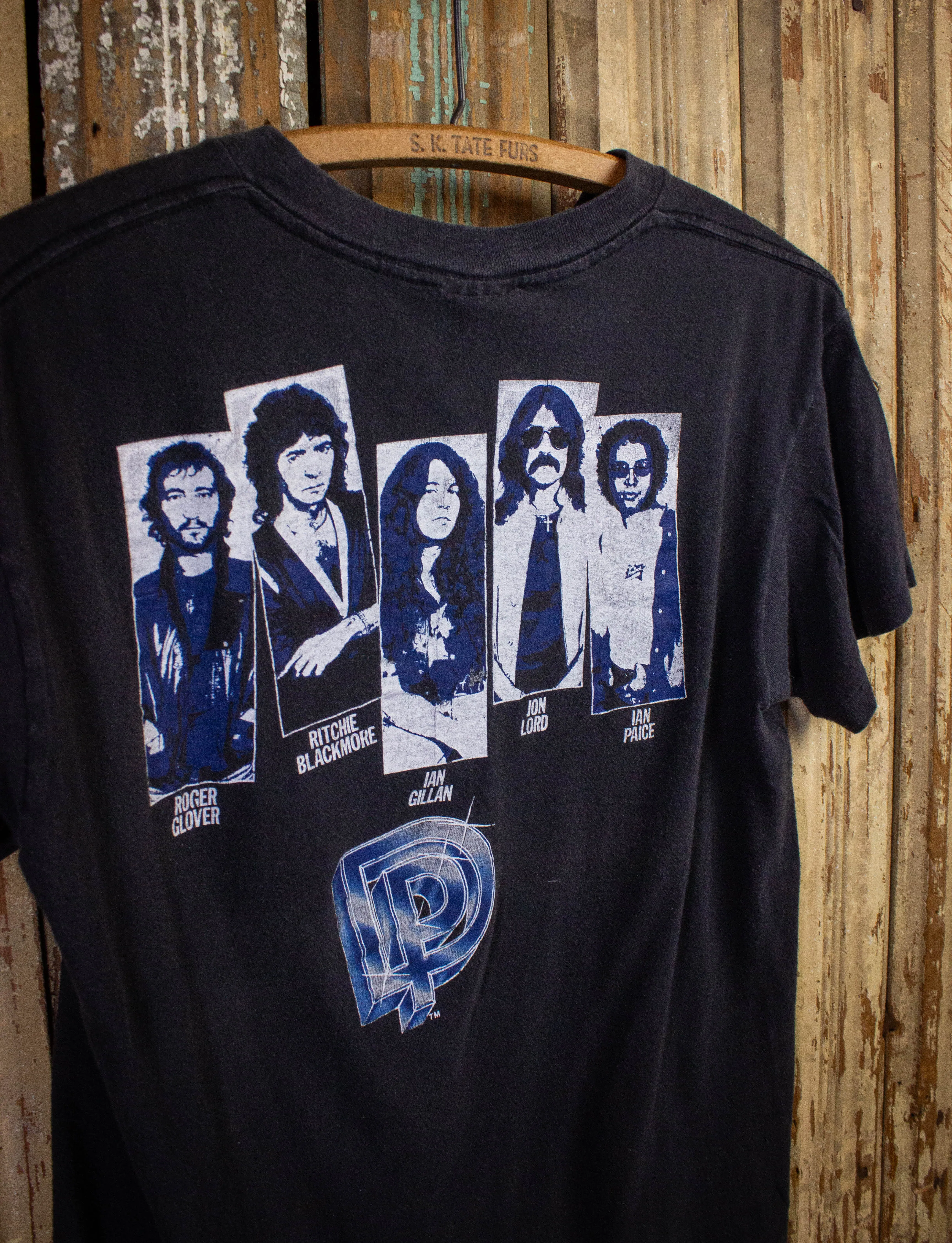 Vintage Deep Purple Perfect Strangers Concert T Shirt 1984 Black Medium