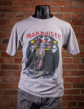 Vintage Iron Maiden Somewhere On Tour Eddie Lives Concert T Shirt 1987 Medium