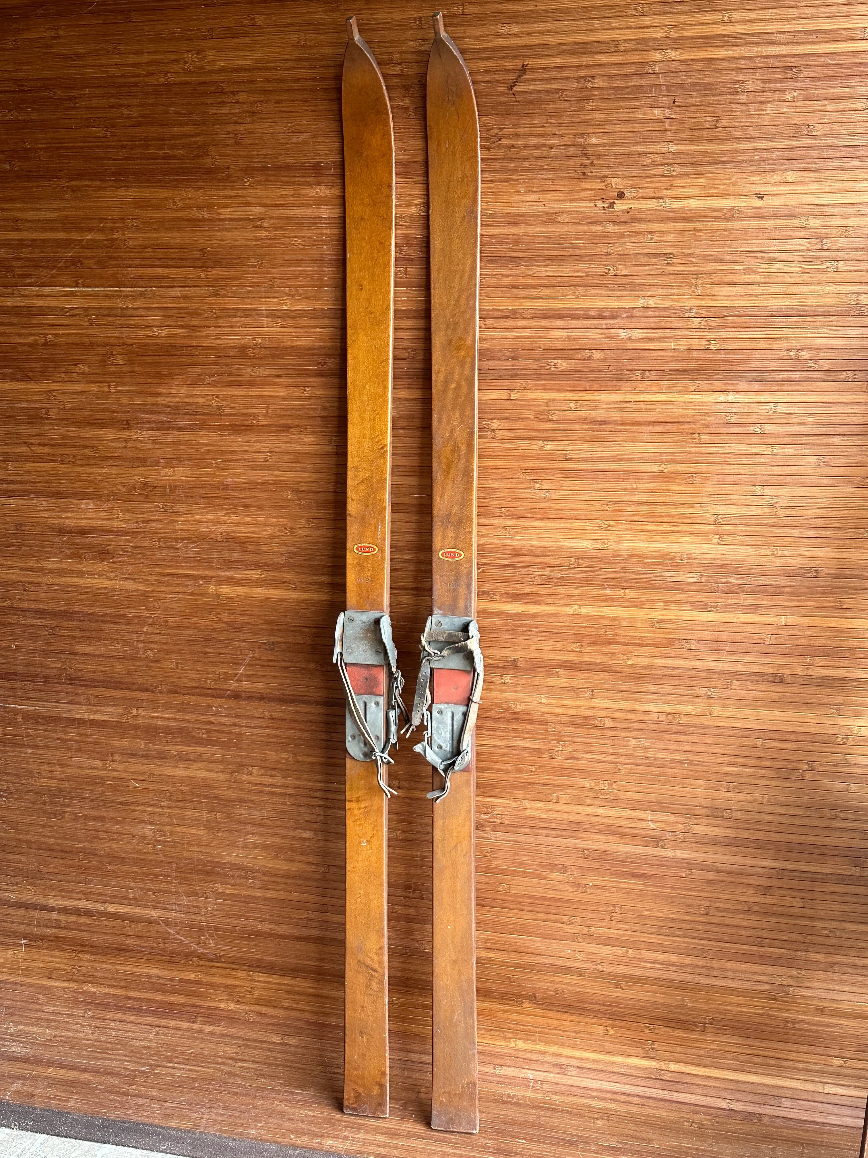 Vintage Lund Company Skis