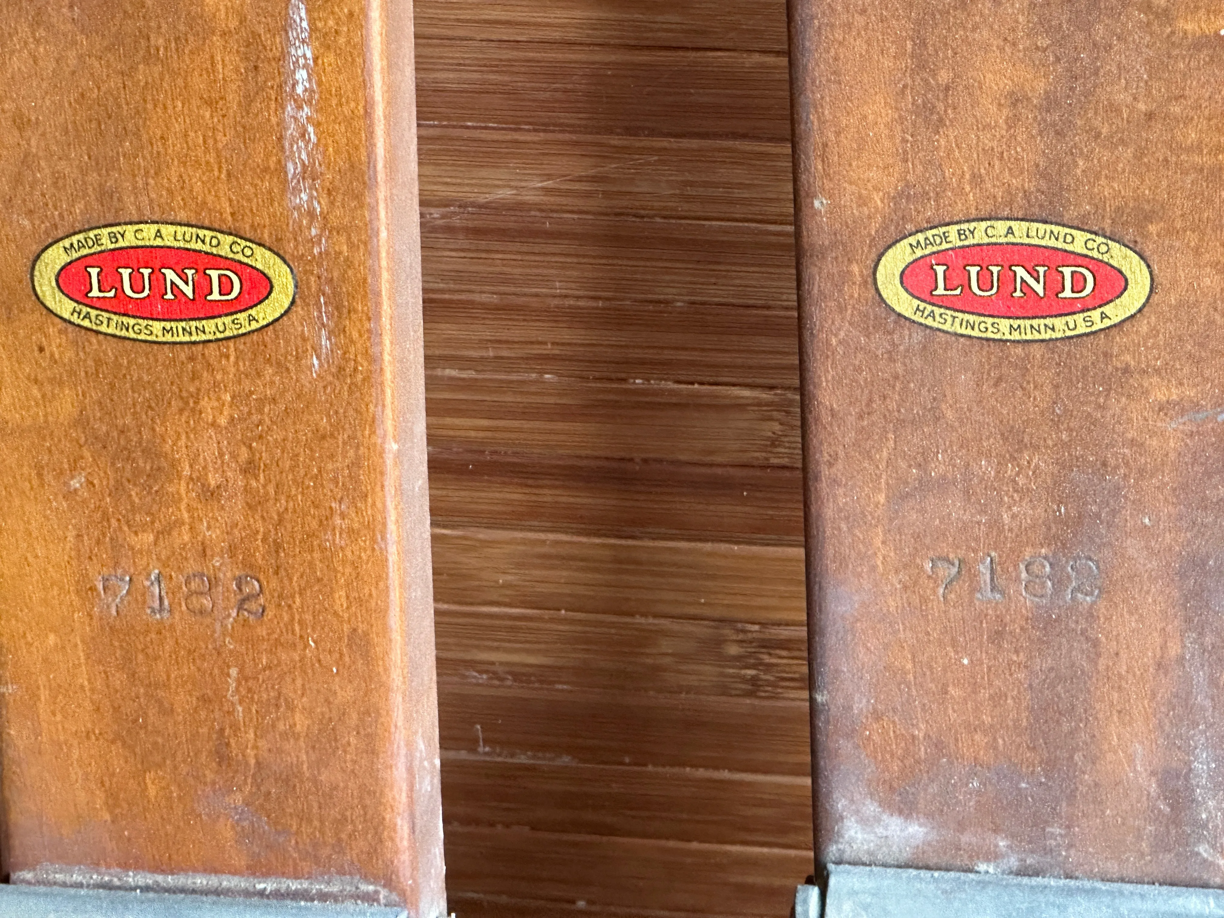 Vintage Lund Company Skis