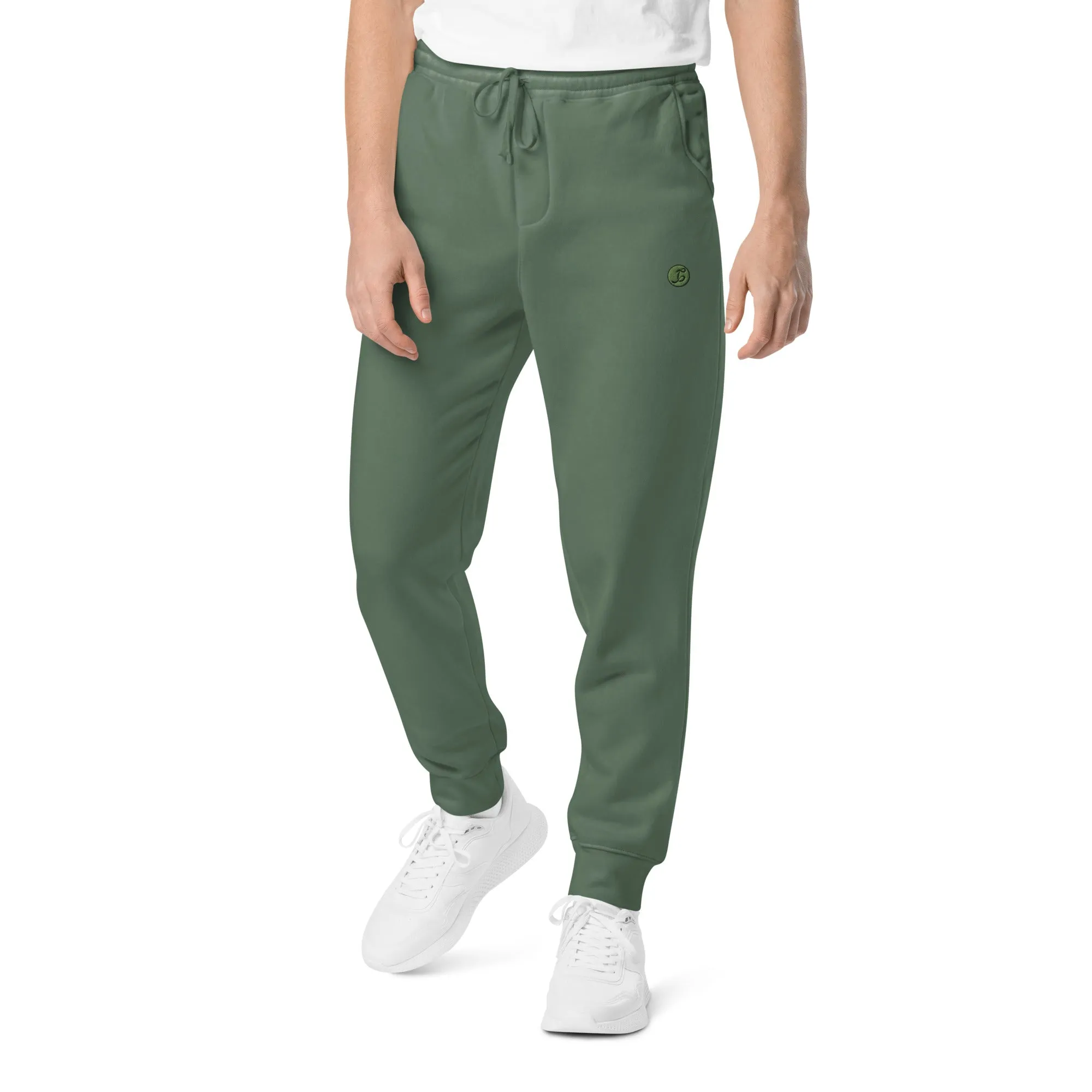 Vintage Vibes Joggers – Army Green