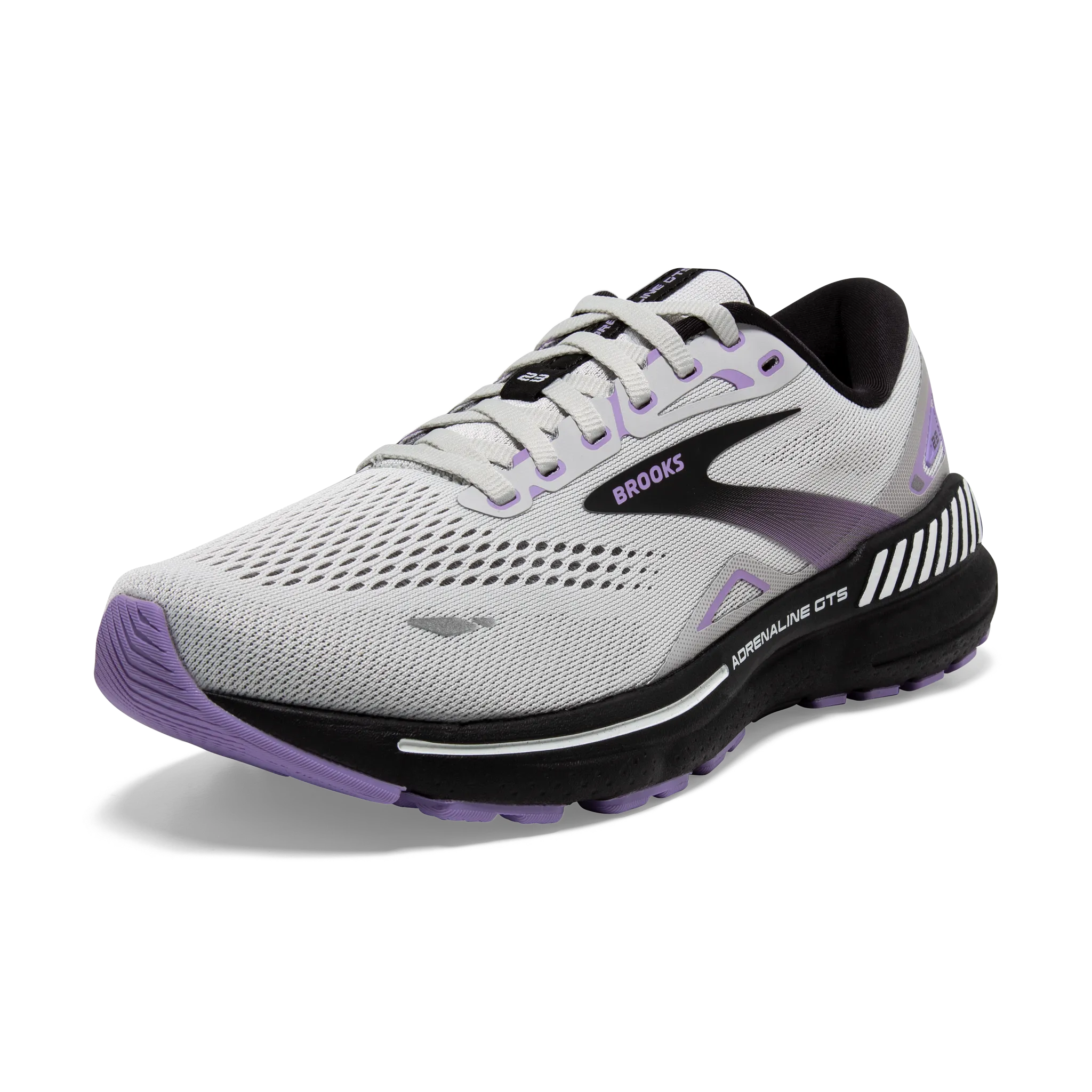 W Brooks Adrenaline GTS 23 Grey/Black/Purple