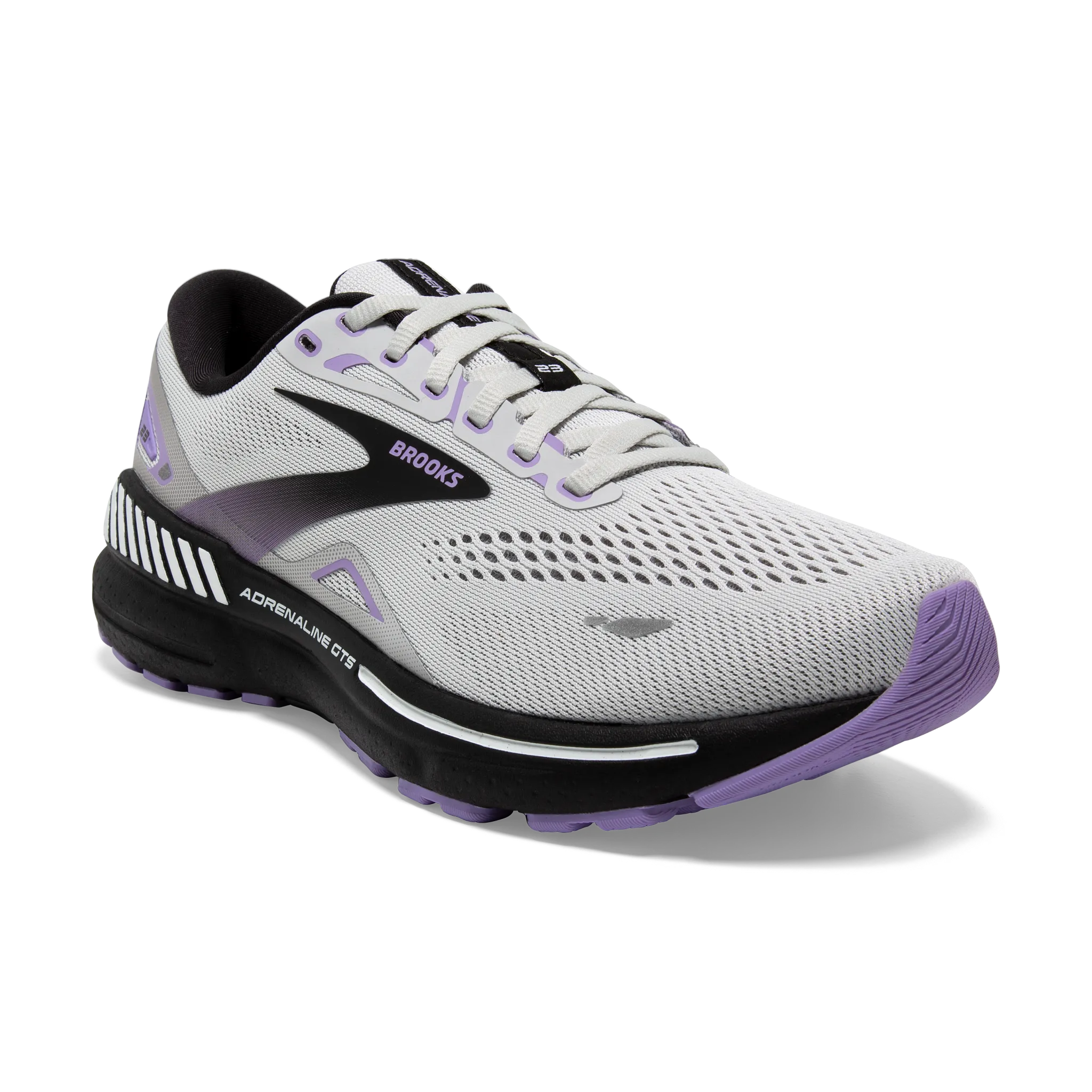 W Brooks Adrenaline GTS 23 Grey/Black/Purple