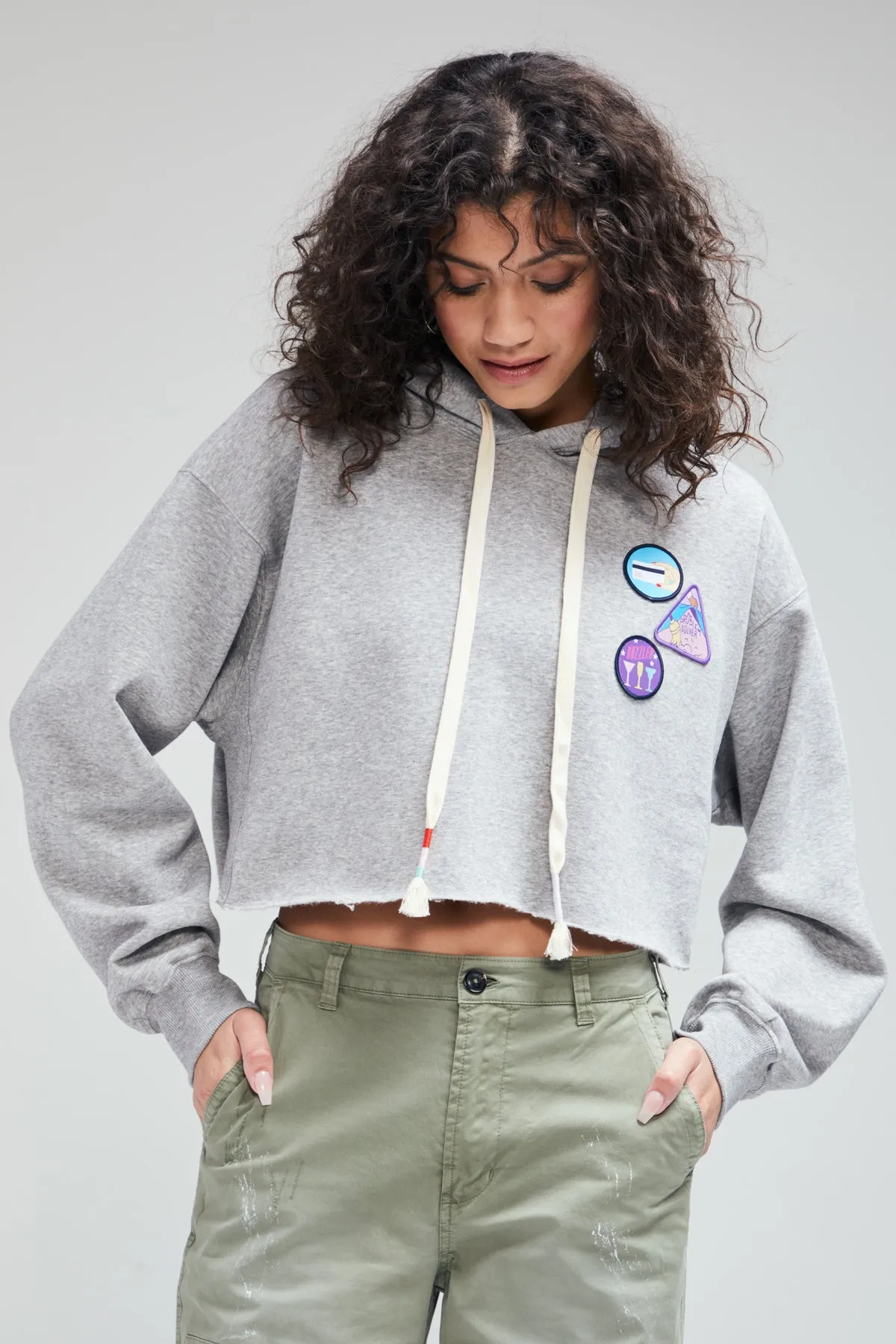 Wildfox Merit Badges Harley Pullover Hoodie